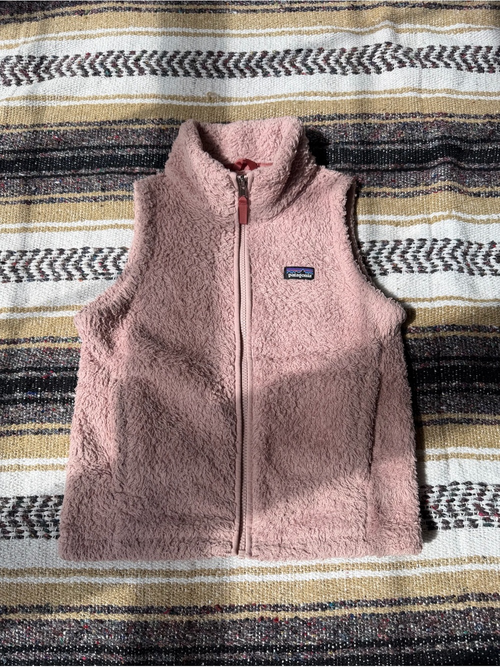 Patagonia Kids' Cozy Pink Fleece Vest
